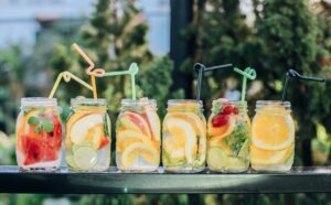 Spring has sprung: stay hydrated - fruit water ideas!